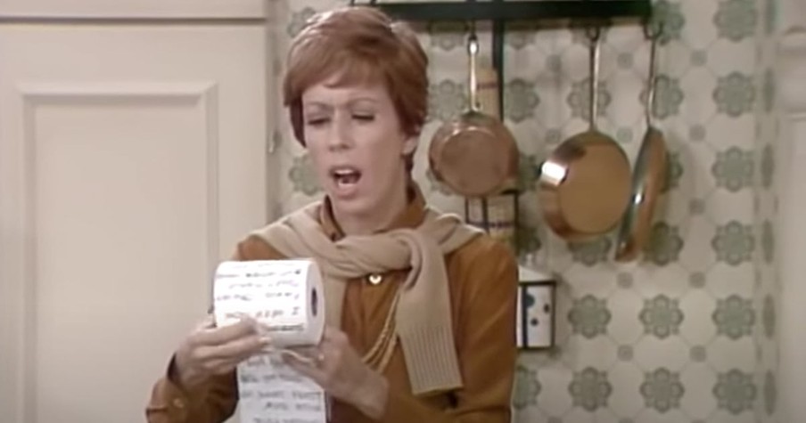 Classic Carol Burnett Toilet Paper Skit From The 70s Hilariously Rings True Decades Later