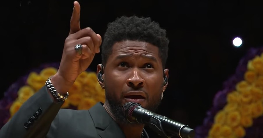 In An Emotional Tribute To Kobe Bryant, Usher Sings A Beautiful Version Of 'Amazing Grace'