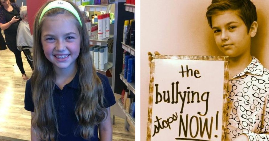 One Girl Donated 2 Feet of Hair to Children Fighting Cancer. Now She's Being Bullied For Her Bravery.