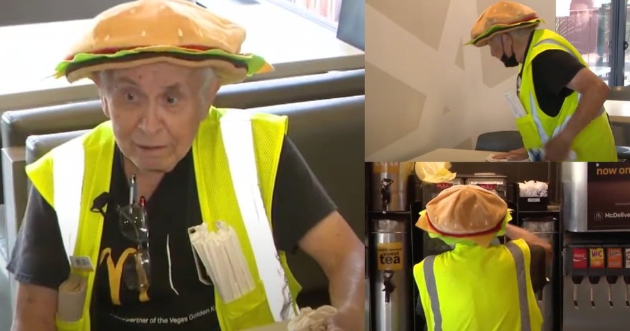 82-Year-Old McDonald's Worker Can't Afford to Retire, Then Strangers Step In with Over $20k