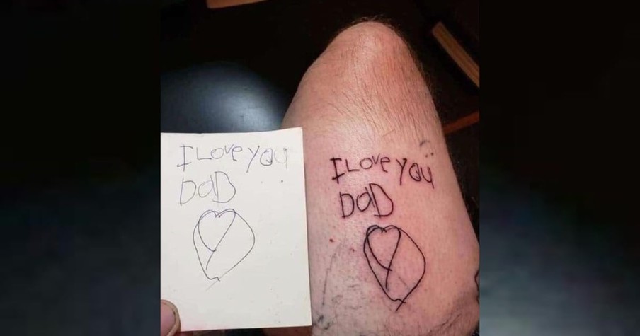 Man Wants to Honor the 4-Year-Old He Lost & the Meaning Behind This Dad's Tattoo Is So Tragic