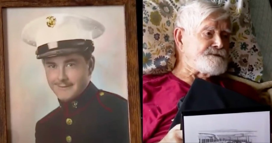 Dying Veteran Is Deeply Moved As the Diploma He'd Never Received Is Delivered to His Bedside