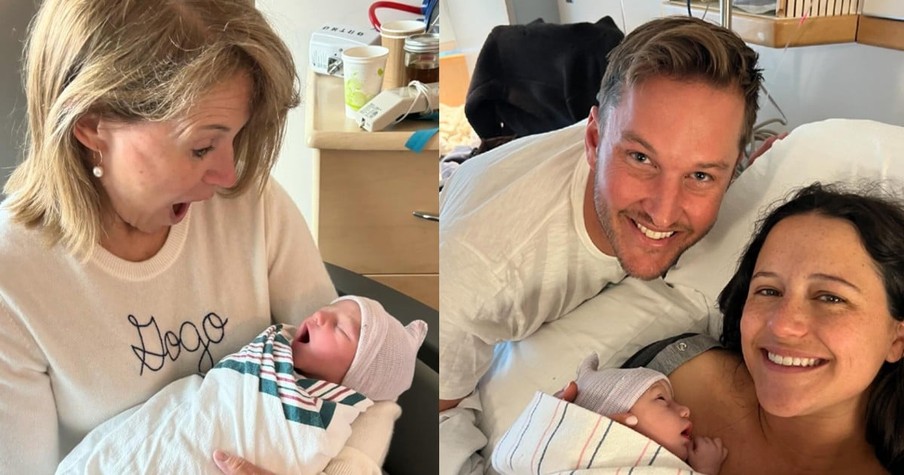 Katie Couric Is Giddy to Be a Grandma & Shares the Touching Meaning Behind Grandson's Name