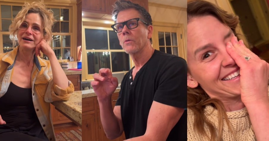 Kevin Bacon's Hilarious Lecture About How and What His Daughter Texts