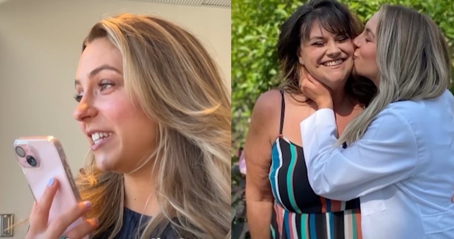 Young Woman Has a Moving Call To Late Mom To Share Good News With Her