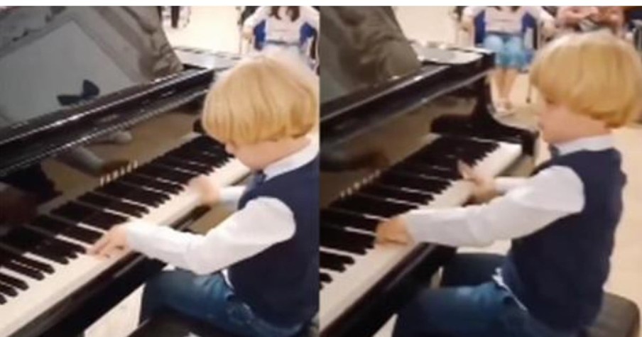 Young Woman Chooses to Show Off Her Moves, Dancing In Public to Piano Melody