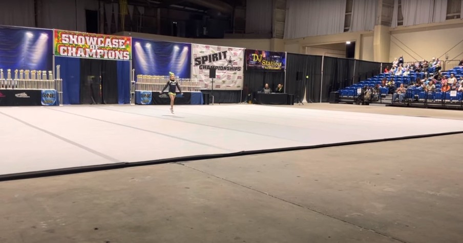 Mom Is Bursting With Pride As 8-Year-Old Cheerleader Wins Competition All On Her Own