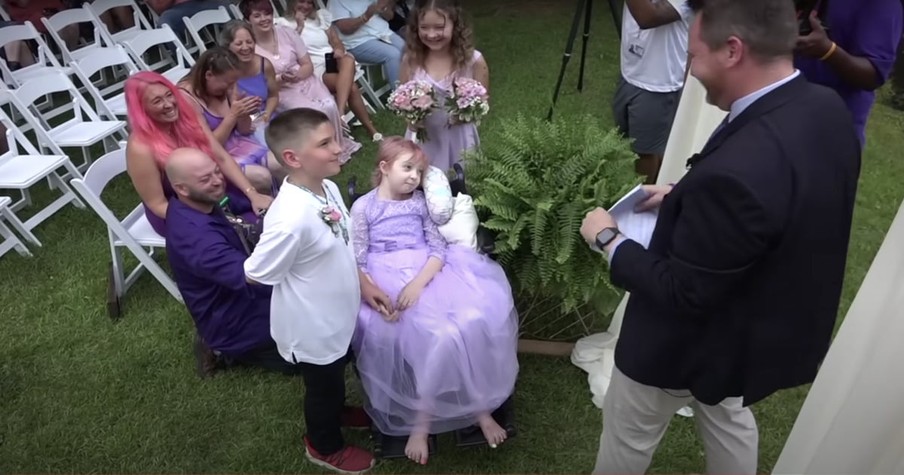 10-Year-Old with Little Time Gets Her Wish to 'Marry' Her Childhood Sweetheart, Then Is Gone