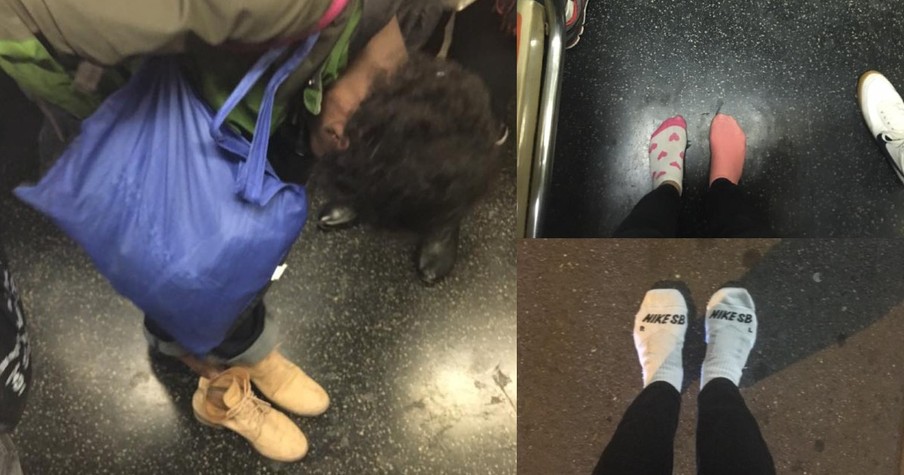 Her Kindness Towards A Barefoot Homeless Woman Is So Inspiring