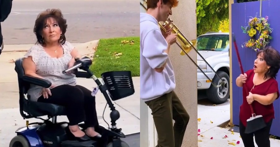 Son Adds Hilarious Sound Effects to His Mom's Daily Life