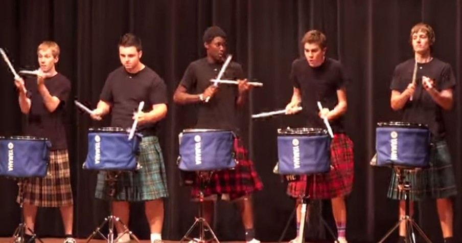 Drummers Win High School Talent Show