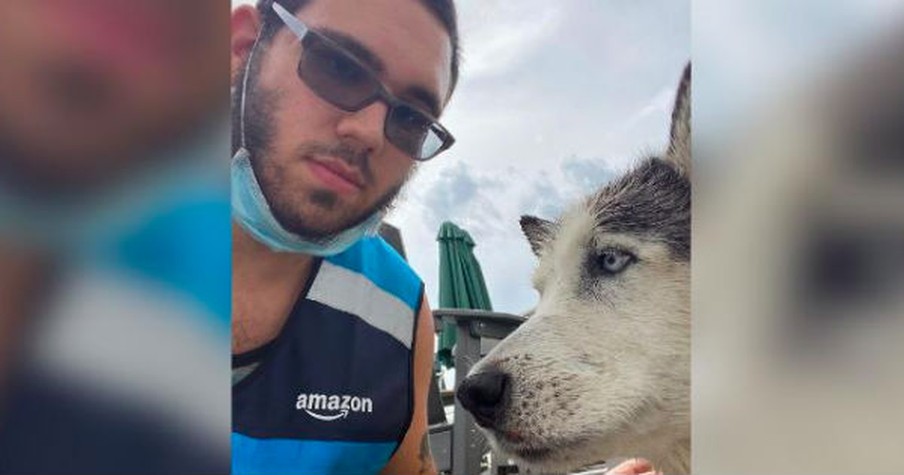 Amazon Driver John Cassabria Follows 'Alarming Noise' And Comes To The Rescue Just In Time