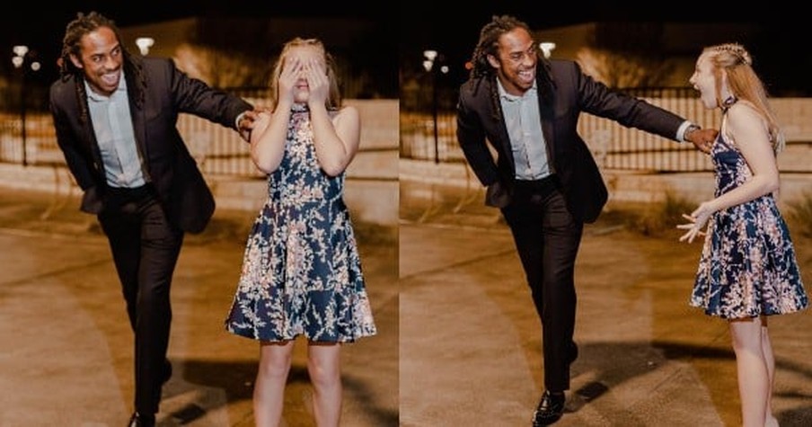 Anthony Harris Shows Up To Surprise Grieving Girl With No Date To Daddy-Daughter Dance