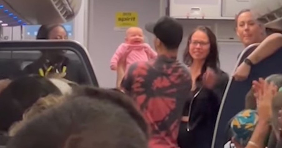 3-Month-Old Baby Stopped Breathing On A Plane But God Put The Right Person In The Right Place