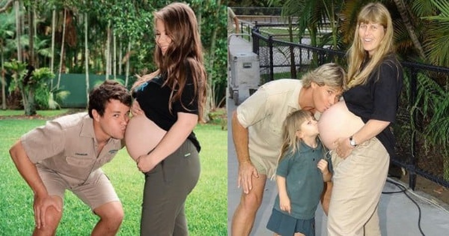 Bindi Irwin And Her Husband Recreate A Sweet Throwback Photo Of Her Parents