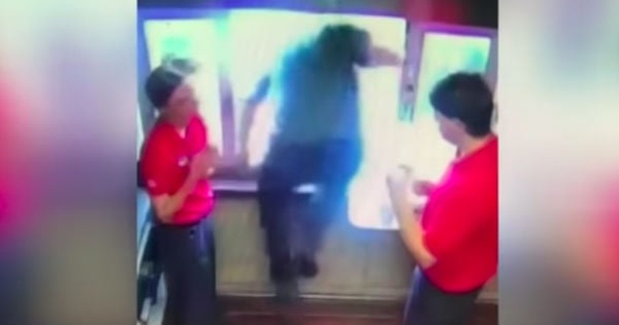 Teen Hears Frantic Cries And Jumps Through Chick-Fil-A Drive-Thru Window to Save A Child