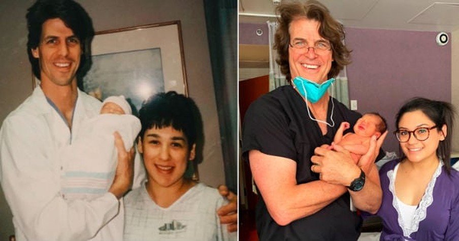 Doctor Delivers Baby Girl in 1995 And Then Delivers Her Baby Boy 25 Years Later