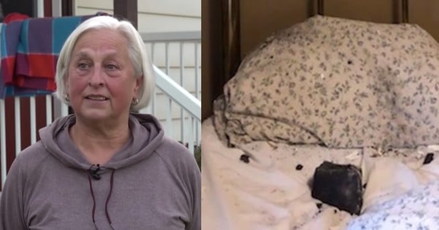 Falling Meteorite Smashes Into Bed And Lands On Pillow, Just Barely Missing Sleeping Grandma