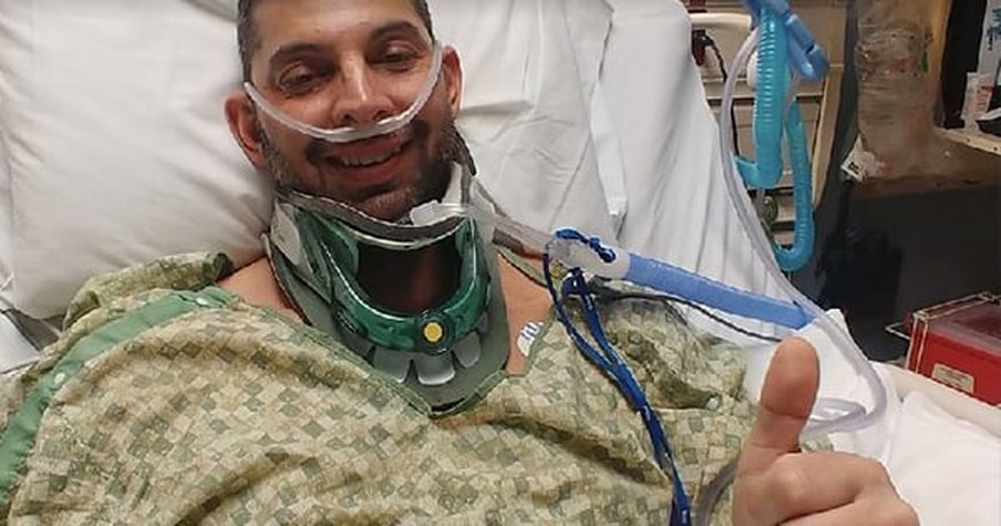 Firefighter Miraculously Starts Breathing Again After Mystery Illness Nearly Kills Him