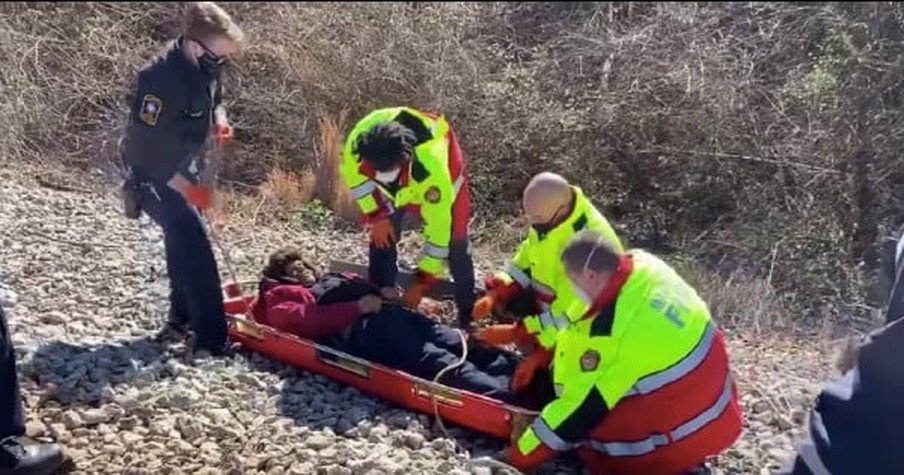 Train Conductor Spots Man On The Tracks And Takes Swift Action To Stop Train Just In Time