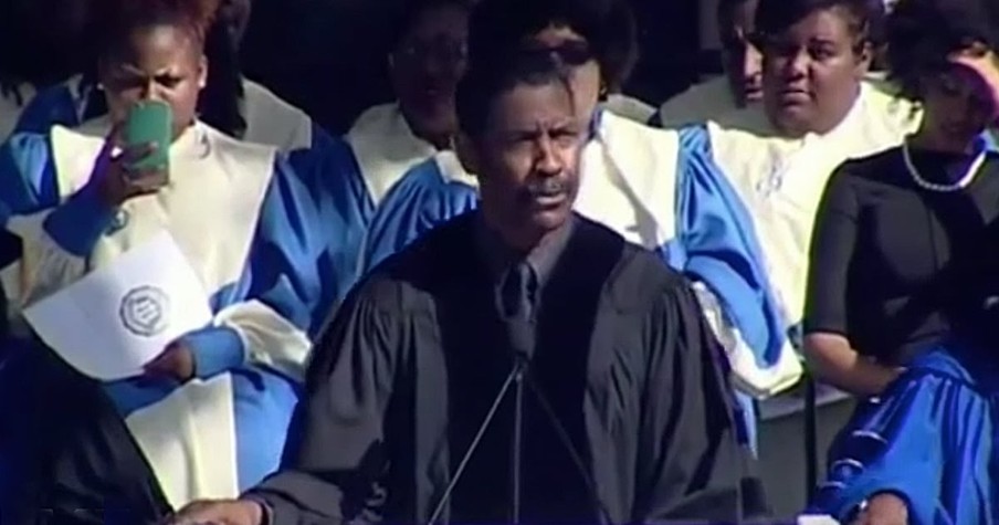 Denzel Washington Says 'Put God First' In Motivational Speech