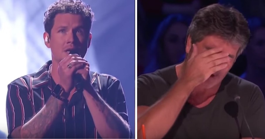 Father Of 6 Brings Simon To Tears With Emotional Song