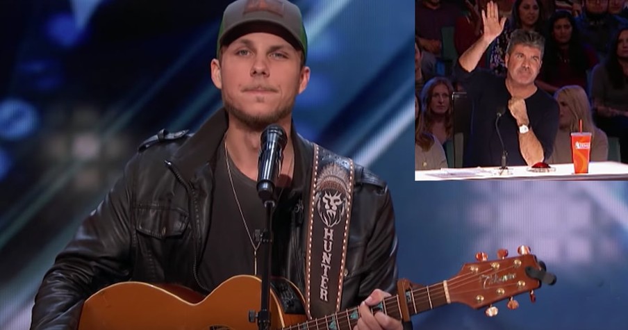 Simon Stops Country Singer Audition And Makes Him Sing Again