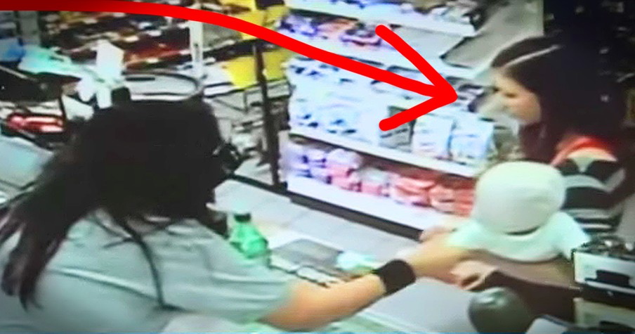 Store Clerk Grabs Customer's Baby Moments Before She Collapsed