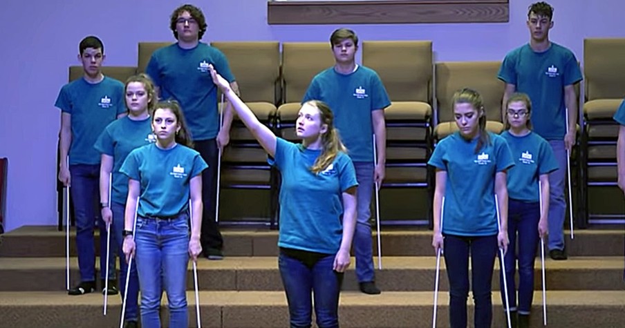 20 Teens With Student Stick Ministry Give Powerful Performance Set To Lauren Daigle's 'You Say'