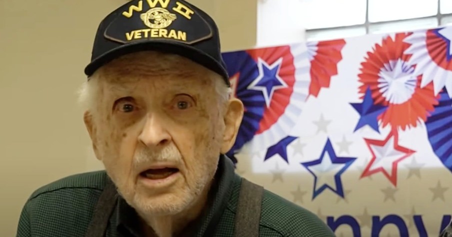 Community Shows Up For Man's 100th Birthday And Leaves The WWII Veteran Speechless