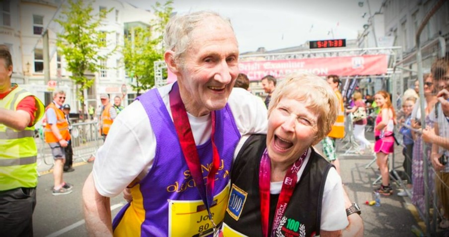 Marathon Couple Races Together For 57th Wedding Anniversary