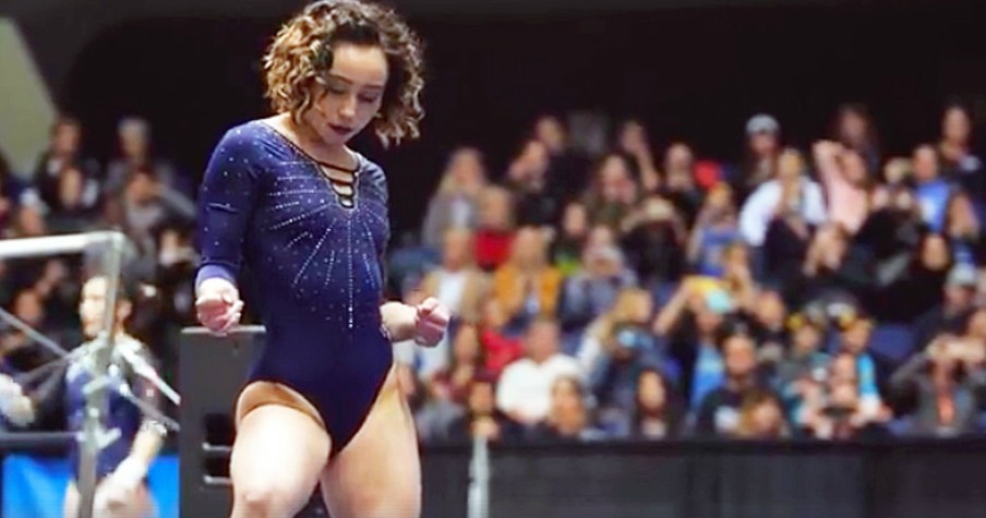 UCLA Gymnast Katelyn Ohashi's Perfect 10 Routine Goes Viral