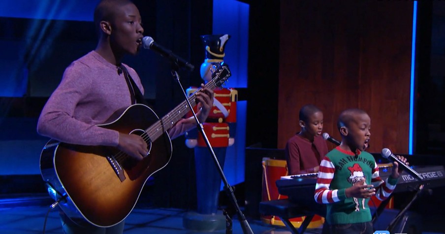 3 Brothers Perform Live Rendition Of 'O Holy Night'