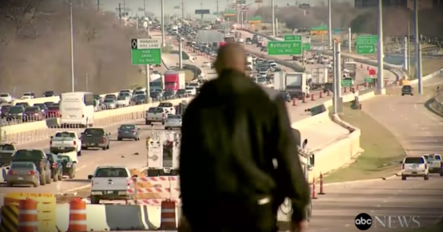 Police Officer Amazed By Man Who Walks 15 Miles To Work Each Day