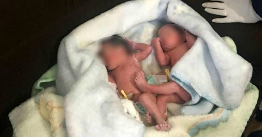 Sound Of Puppies Crying Turns Out To Be Abandoned Newborn Twins