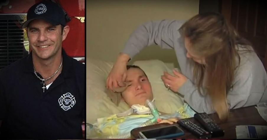 A Firefighter's Act Of Kindness For A Struggling Family Is Truly Beautiful