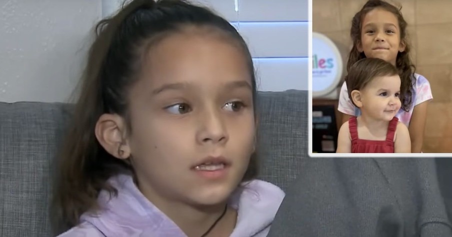 Quick-Thinking 8-Year Old Keeps Little Sister Safe When Stranger Takes off with Them in the Car