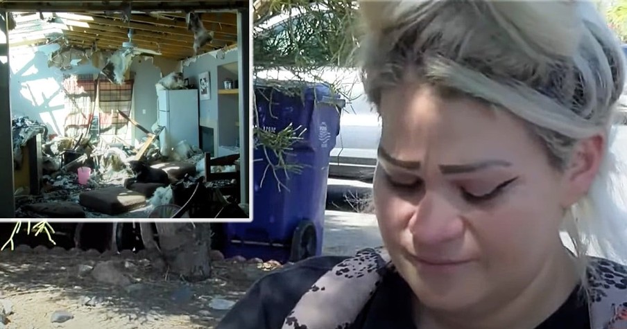 Mom Of 6 Feels Like A Failure After House Fire Destroys All But Then Community Shows Up