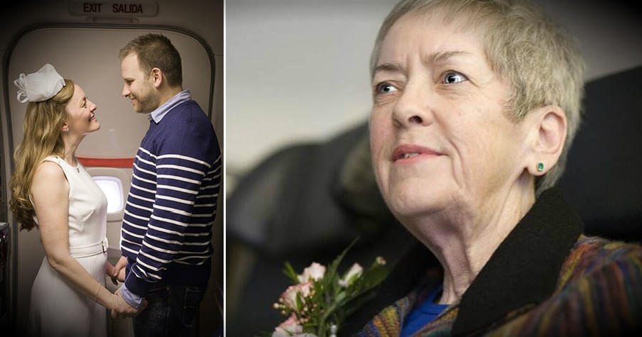 A Couple Weds On An Airplane So That Mom With Cancer Can Attend