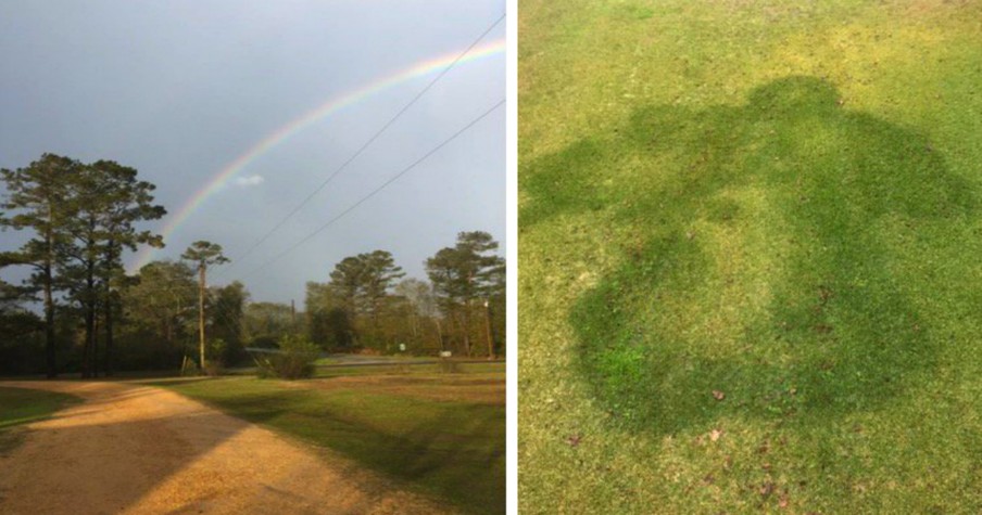 The Angel At The End Of The Rainbow Was A Sign From God