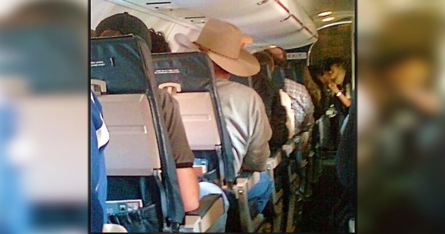 Atheist On A Plane Says There's No God But A Cowboy's Reply Shuts Him Down Quick