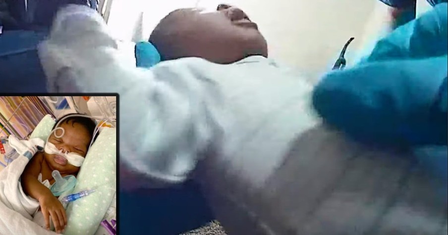 Mom Panics As Her 1-Month-Old Baby Stops Breathing, But 2 Angels Rush To Her Rescue