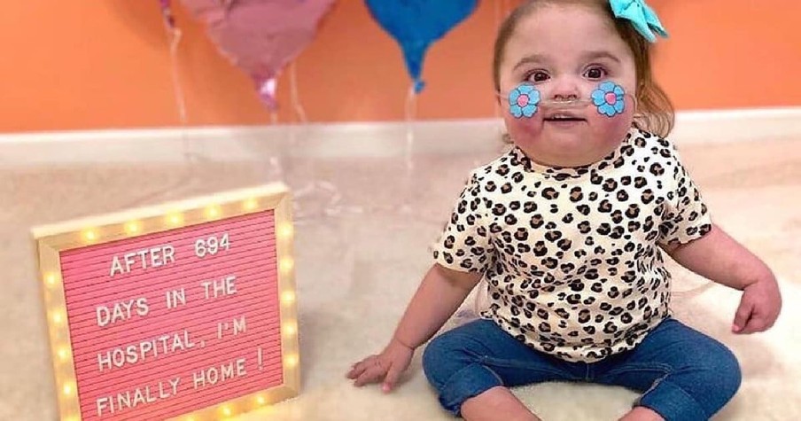 The 'Happiest Baby In The World' Finally Goes Home After Nearly 2 Years In The Hospital