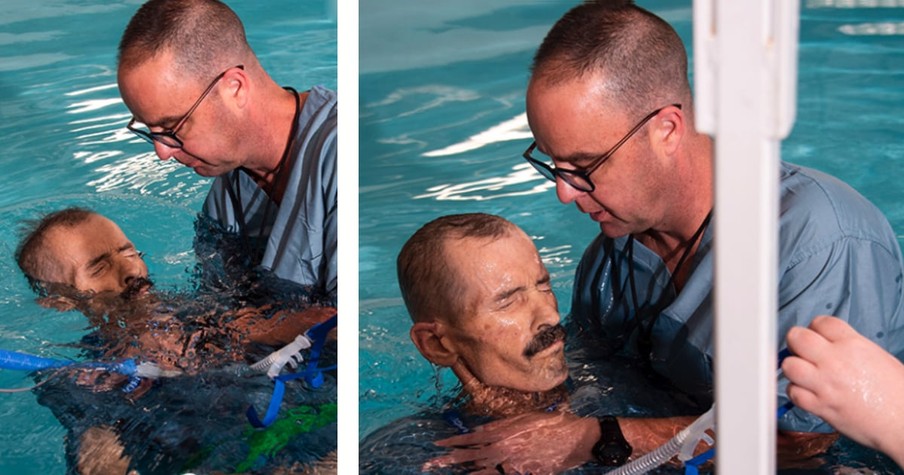 Man Spends Most Of His Life An Atheist But Then Gets Baptized With Only Days Left To Live