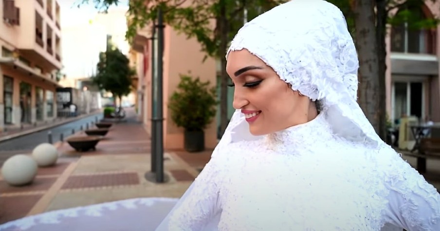 Wedding Photographer's Camera Catches Beirut Blast As He Films Bride On Her Big Day