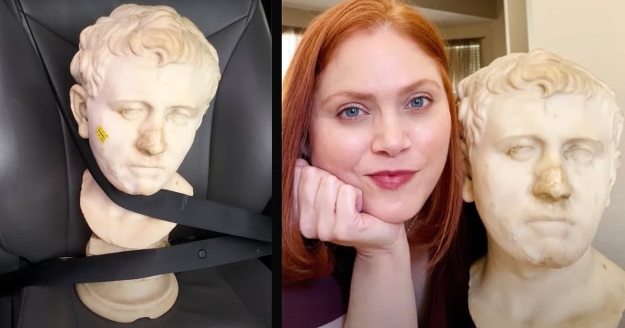 Woman Scores Best Goodwill Find When She Pays $35 For 2,000-Year-Old Roman Bust