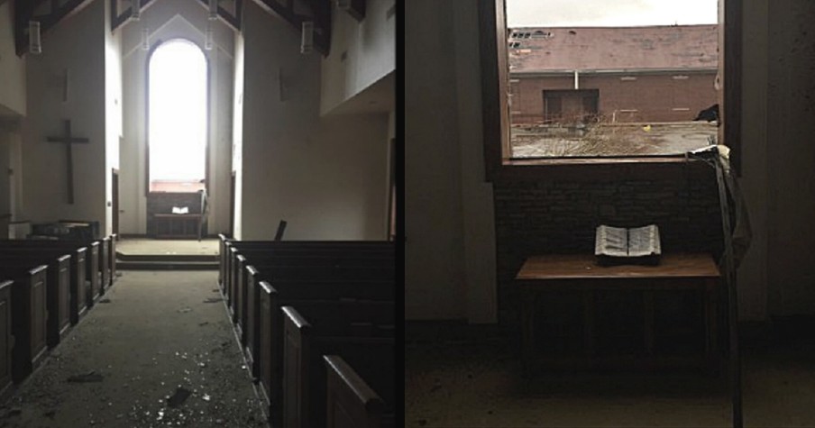 Bible Found Untouched After Tornado Rips Through Chapel