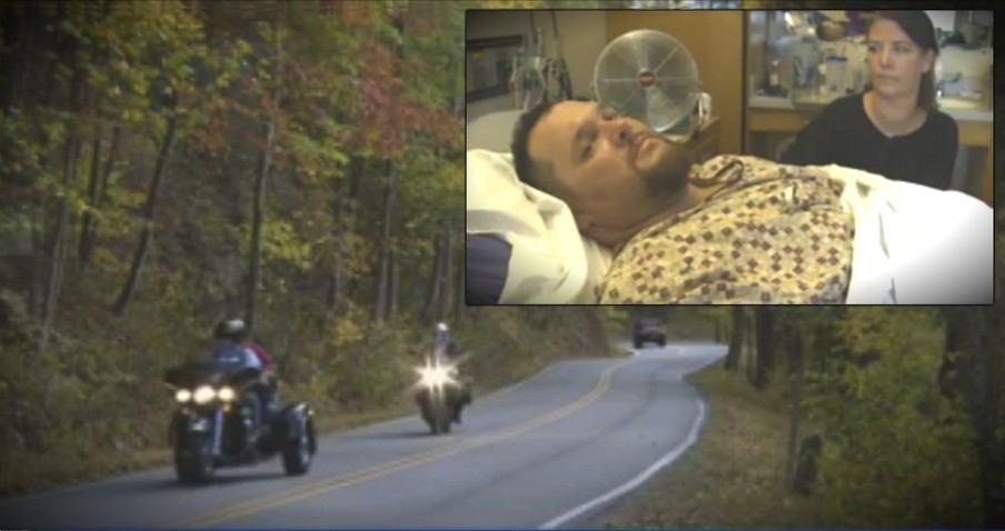 Biker Knows Guardian Angels/Divine Intervention Saved Him In Crash