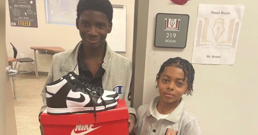 Classmate Was Mocked Day After Day Until 7th-Grader Bought Him New Shoes