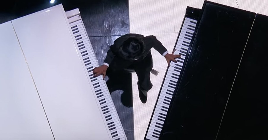 Boy Plays 2 Pianos At Once On 'The World's Best' Talent Competition